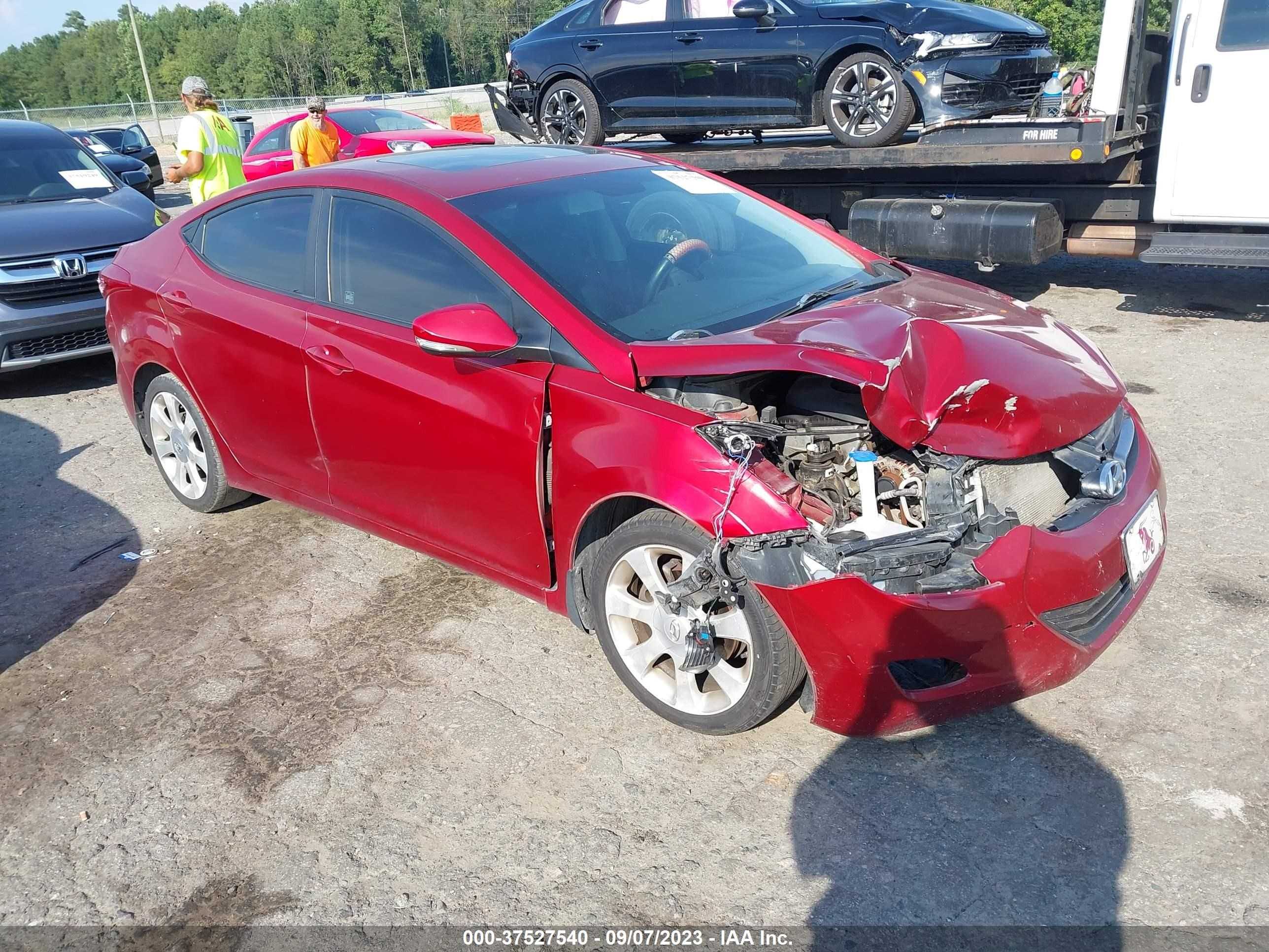 hyundai elantra 2012 kmhdh4ae1cu247435