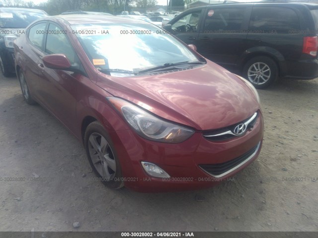 hyundai elantra 2012 kmhdh4ae1cu251677