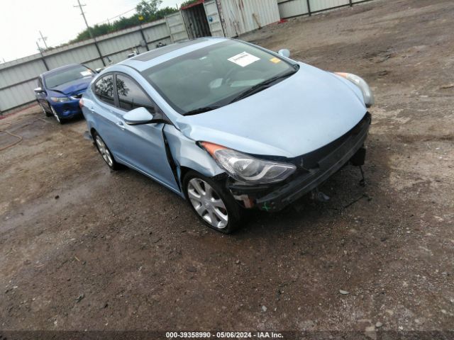 hyundai elantra 2012 kmhdh4ae1cu256586