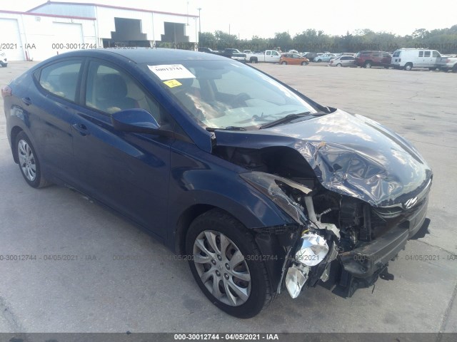 hyundai elantra 2013 kmhdh4ae1du486016