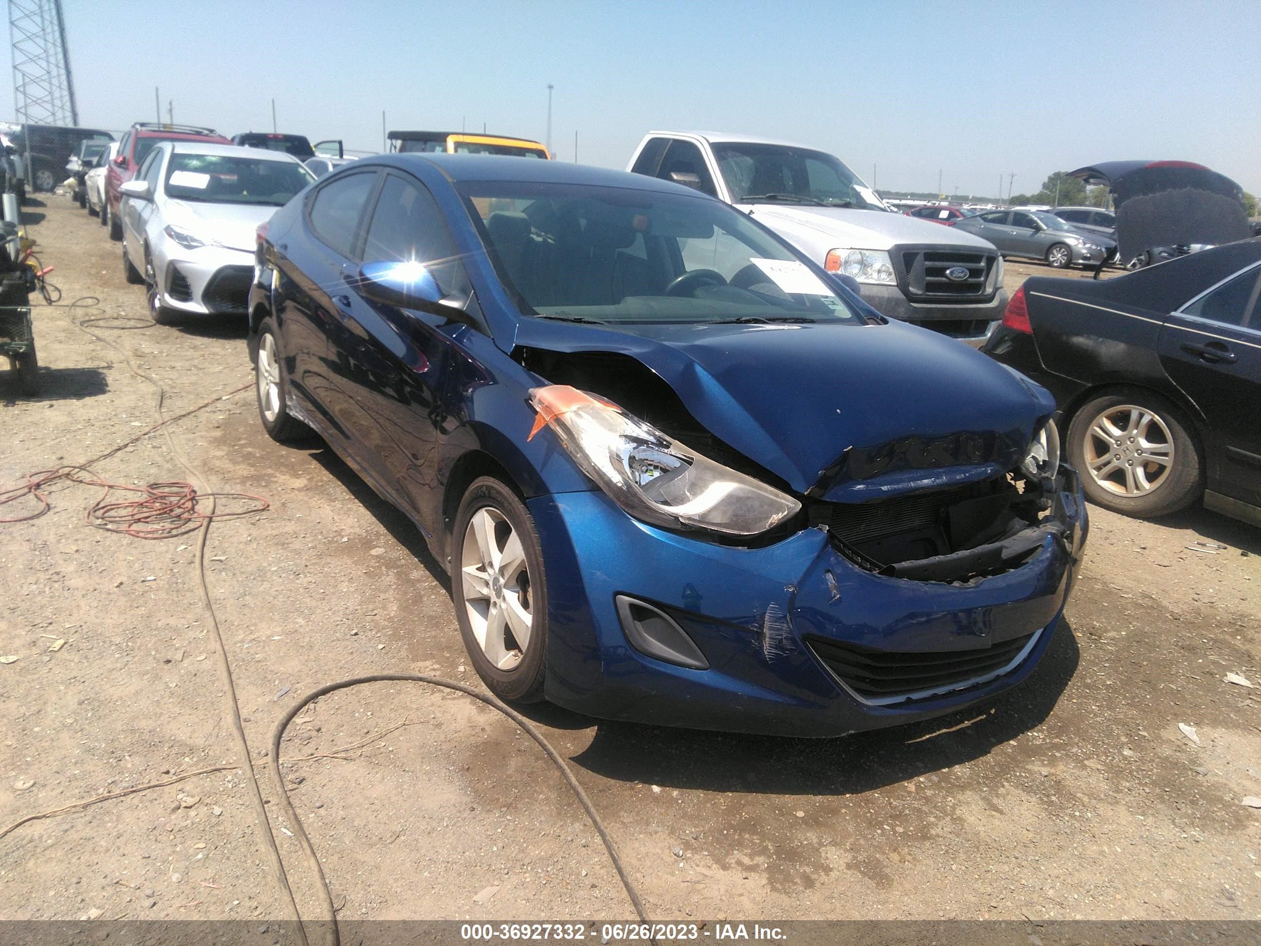 hyundai elantra 2013 kmhdh4ae1du835255