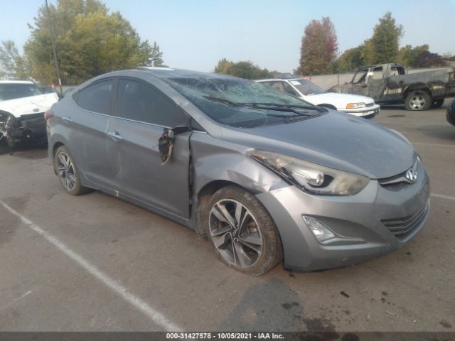 hyundai elantra 2014 kmhdh4ae1eu125998