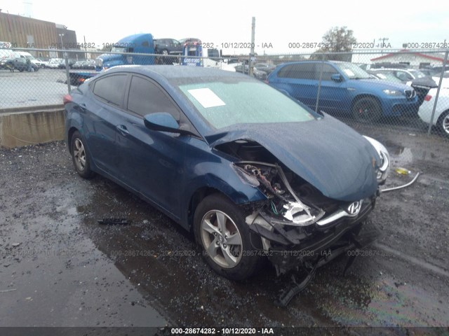 hyundai elantra 2014 kmhdh4ae1eu190849