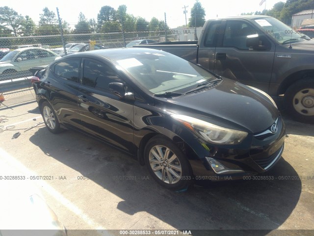 hyundai elantra 2014 kmhdh4ae1eu203776