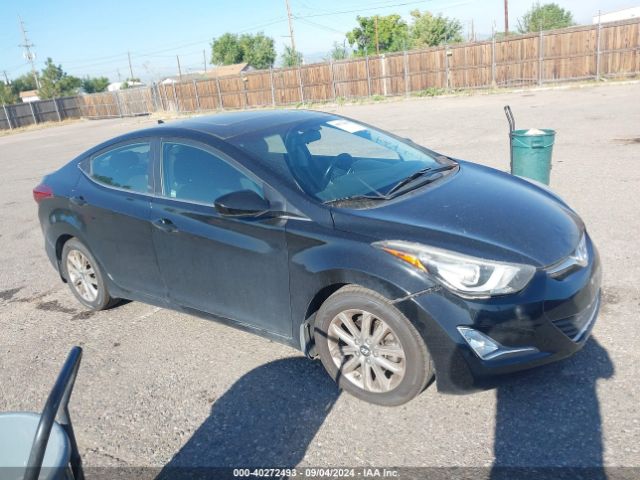 hyundai elantra 2015 kmhdh4ae1fu259234