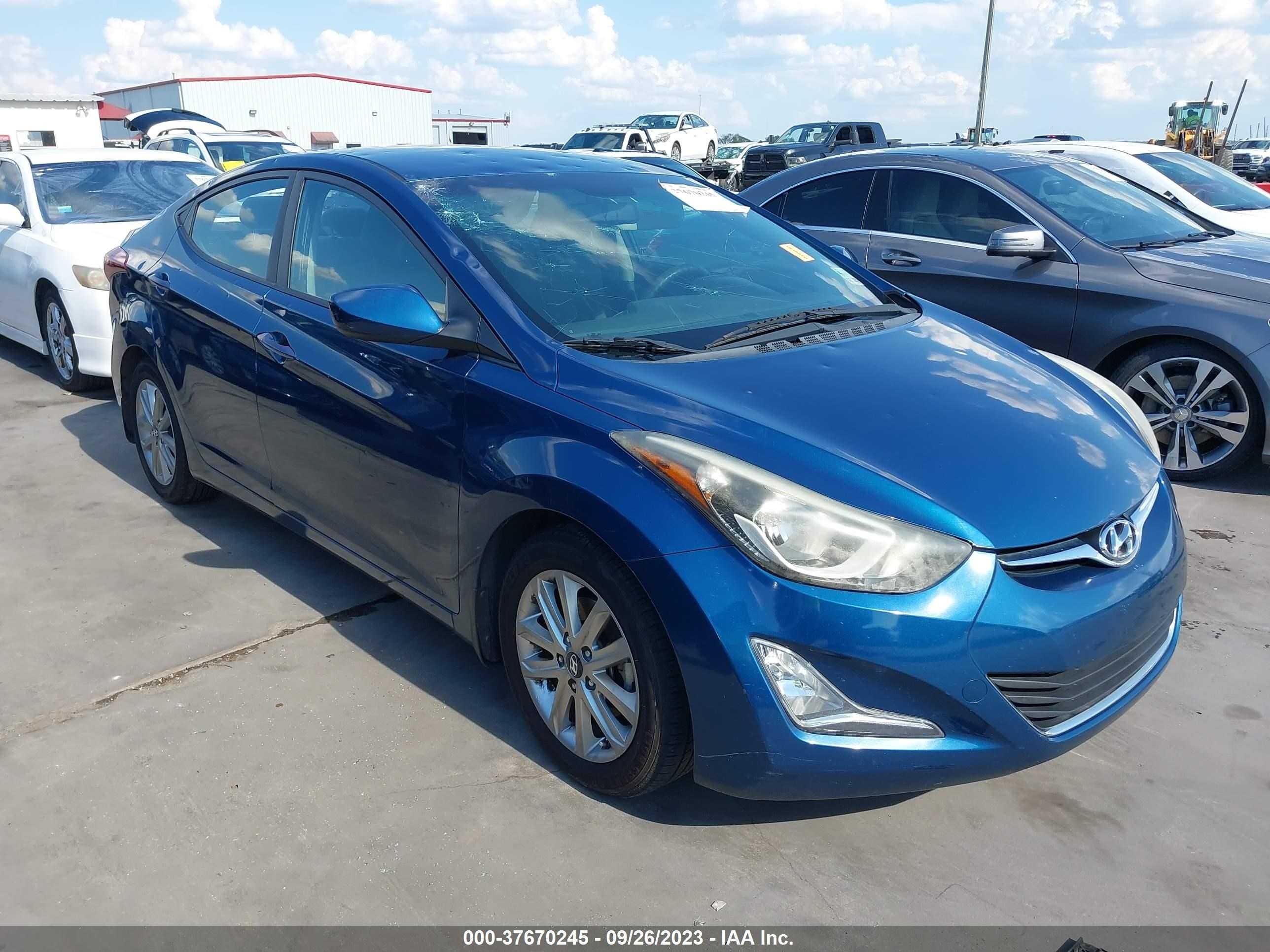 hyundai elantra 2015 kmhdh4ae1fu329556