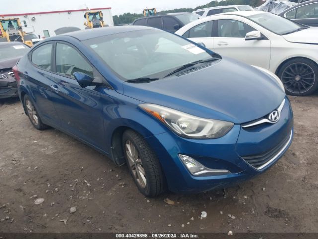 hyundai elantra 2015 kmhdh4ae1fu350682