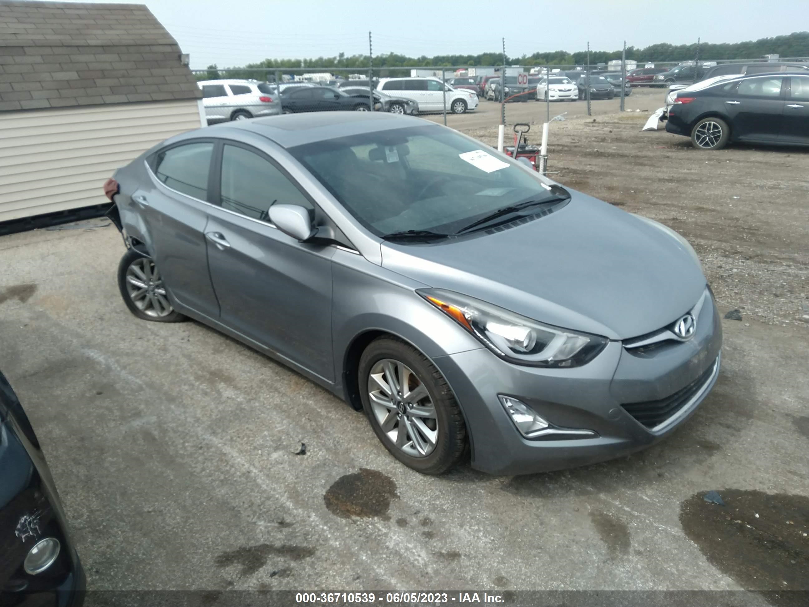 hyundai elantra 2015 kmhdh4ae1fu354795