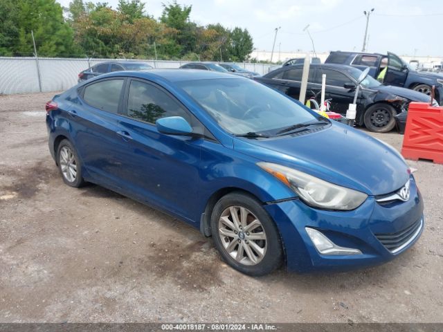 hyundai elantra 2015 kmhdh4ae1fu414221