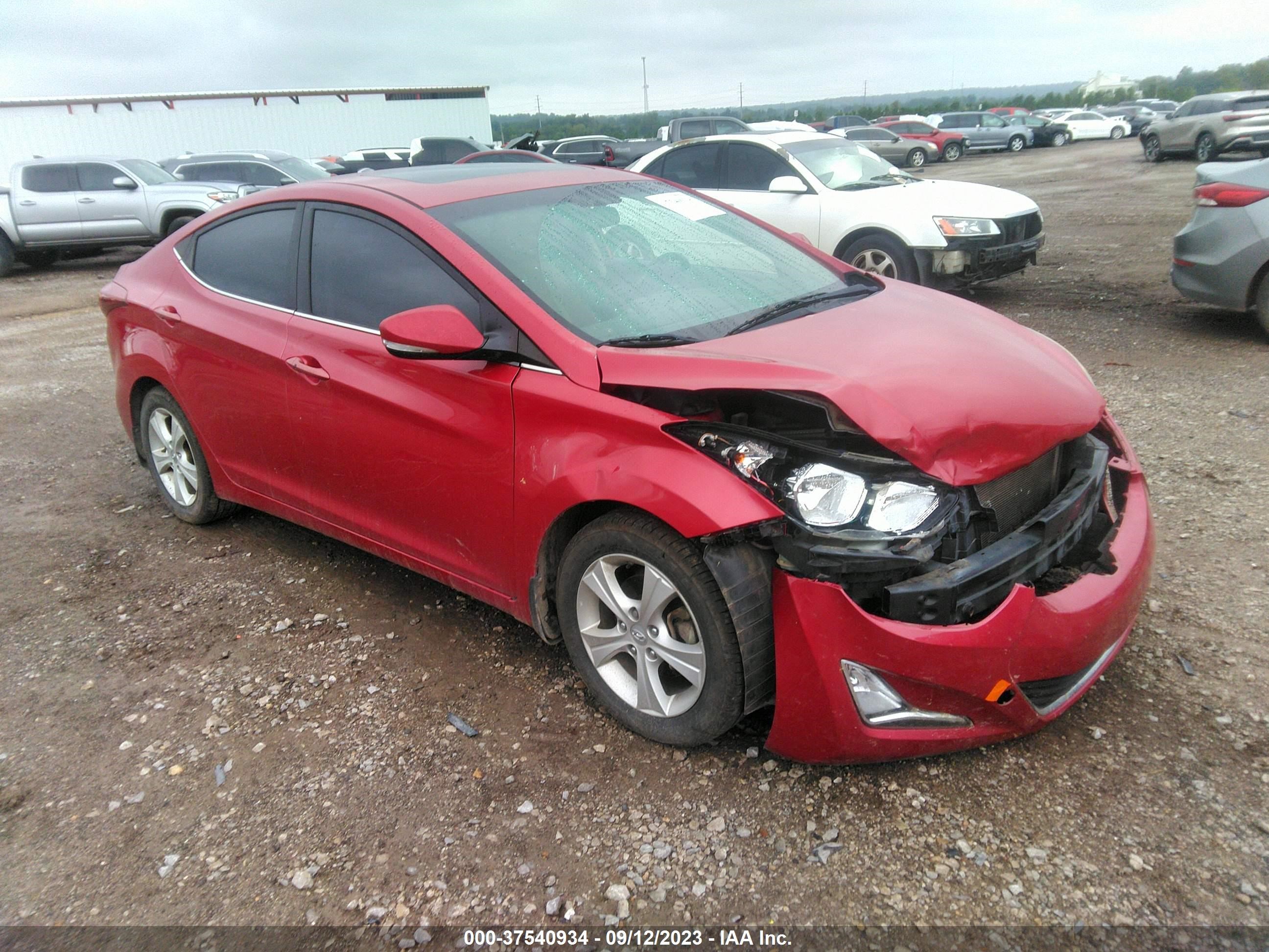 hyundai elantra 2016 kmhdh4ae1gu555811