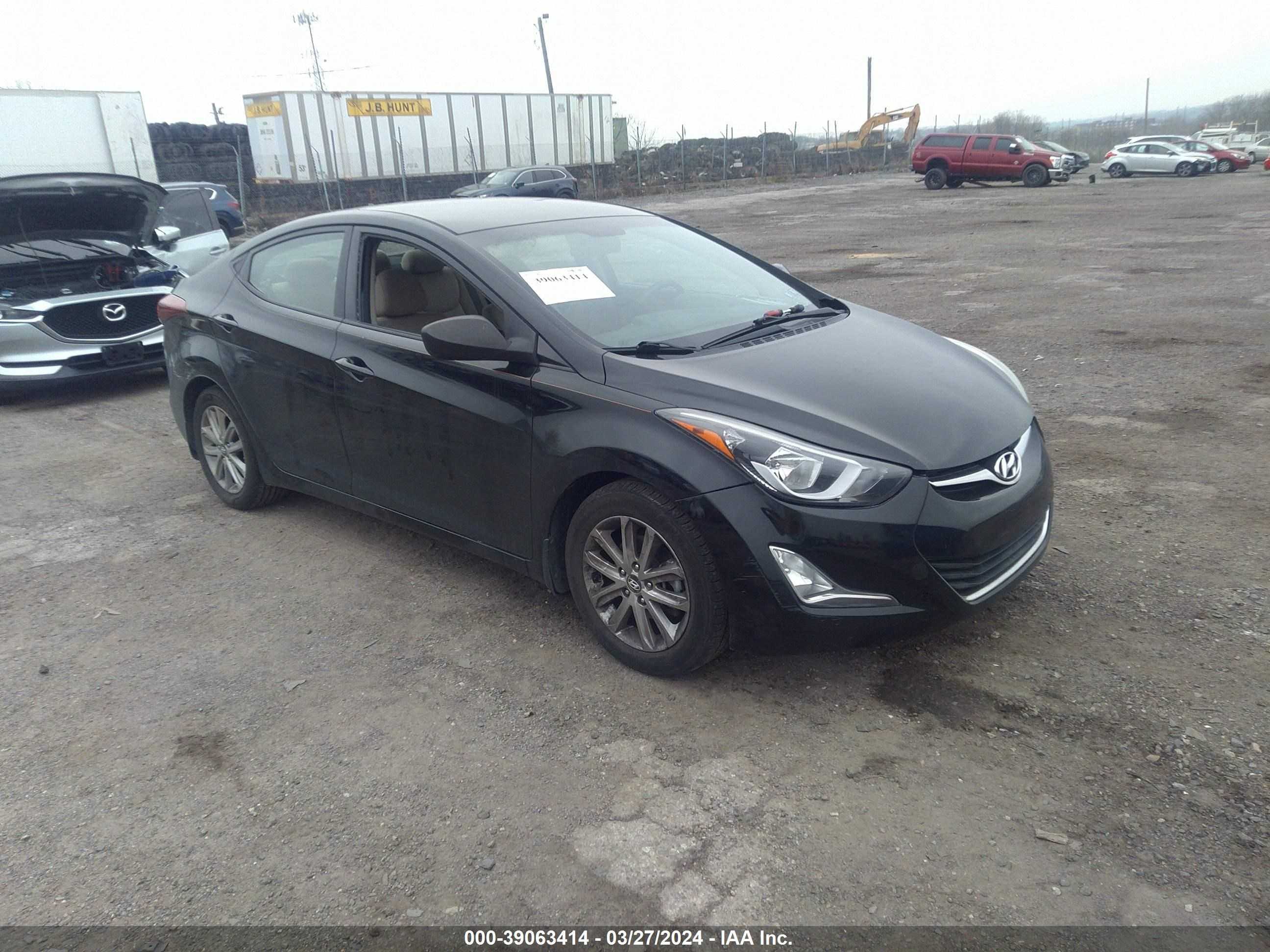 hyundai elantra 2016 kmhdh4ae1gu588520