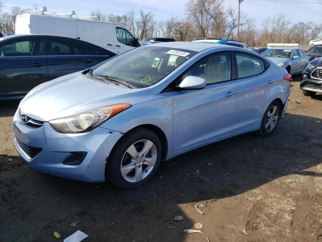 hyundai elantra gl 2011 kmhdh4ae2bu089590