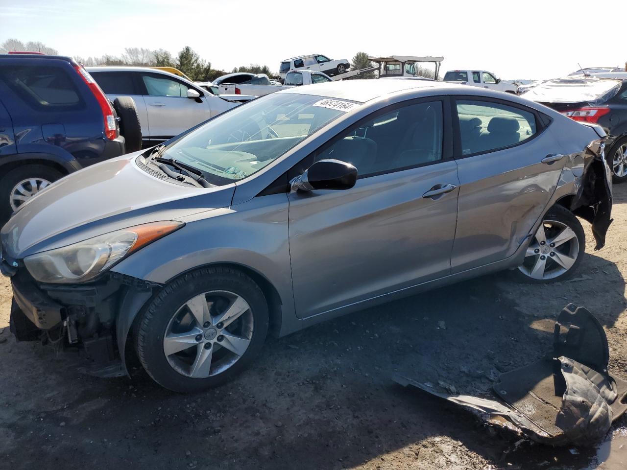 hyundai elantra 2011 kmhdh4ae2bu096992