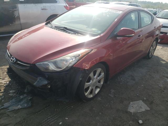 hyundai elantra gl 2012 kmhdh4ae2cu464458