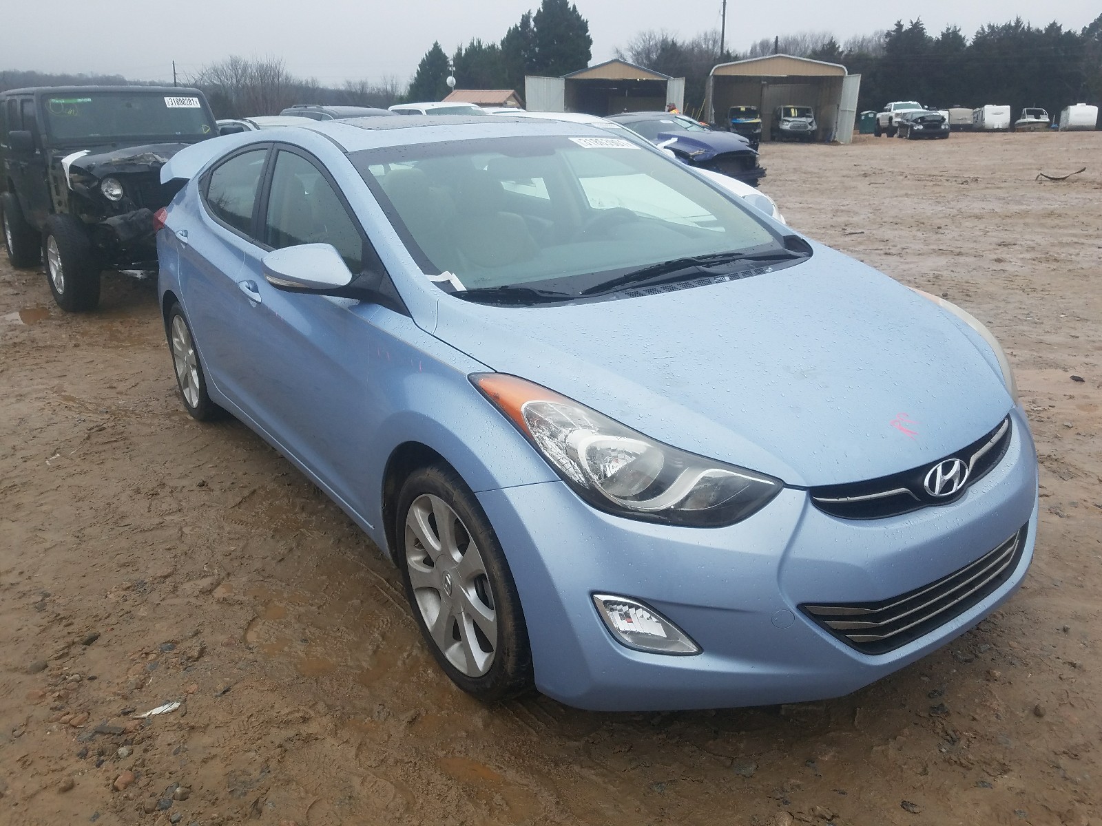 hyundai elantra gl 2013 kmhdh4ae2du506919