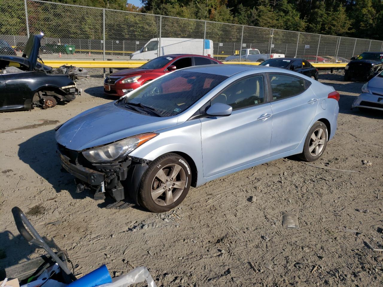 hyundai elantra 2013 kmhdh4ae2du722883