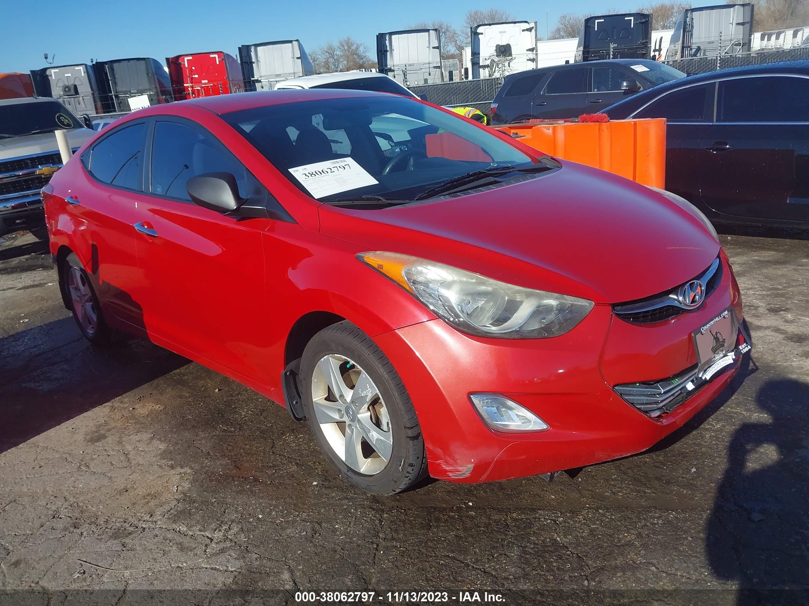 hyundai elantra 2013 kmhdh4ae2du942623