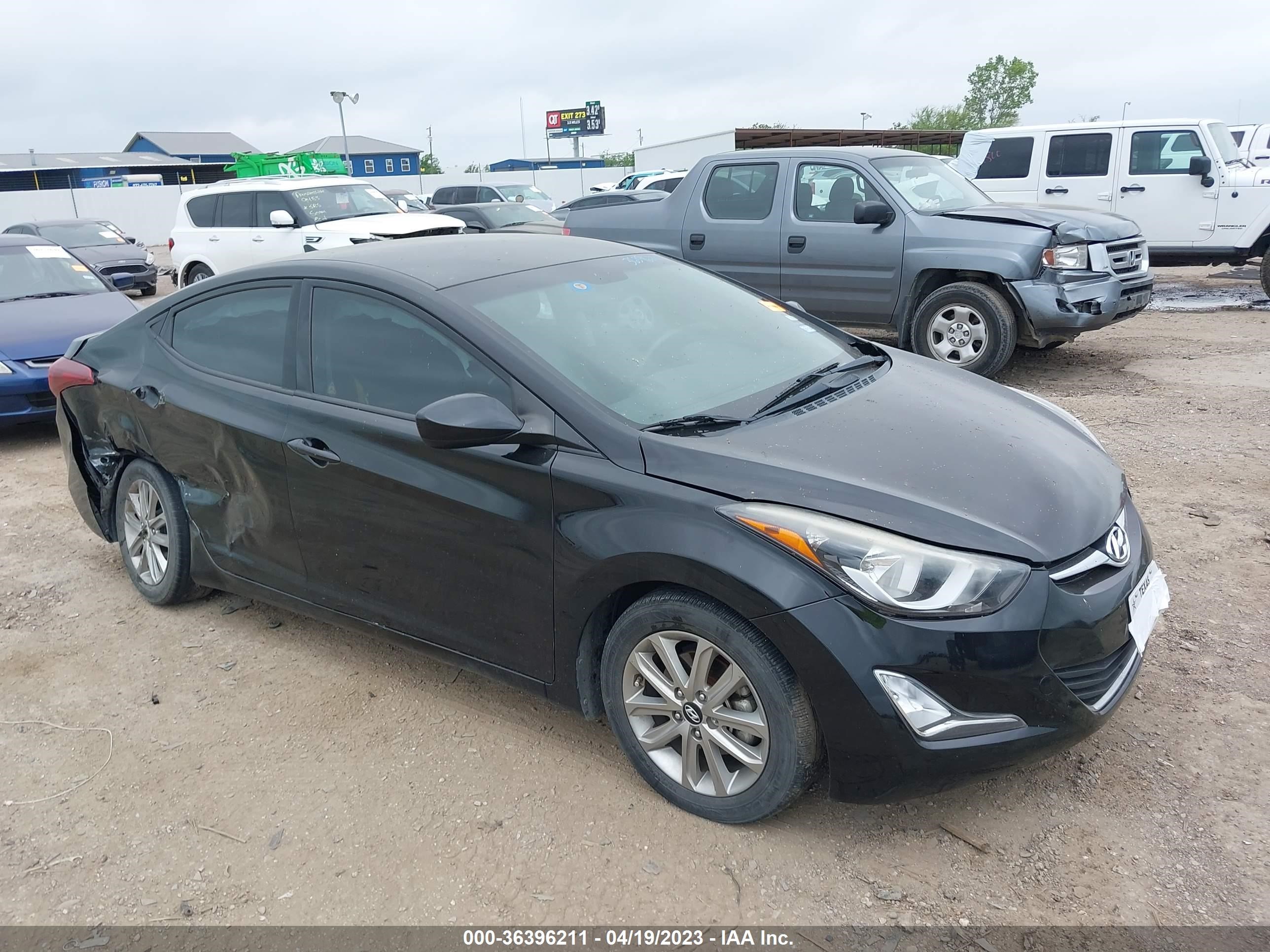 hyundai elantra 2014 kmhdh4ae2eu068212