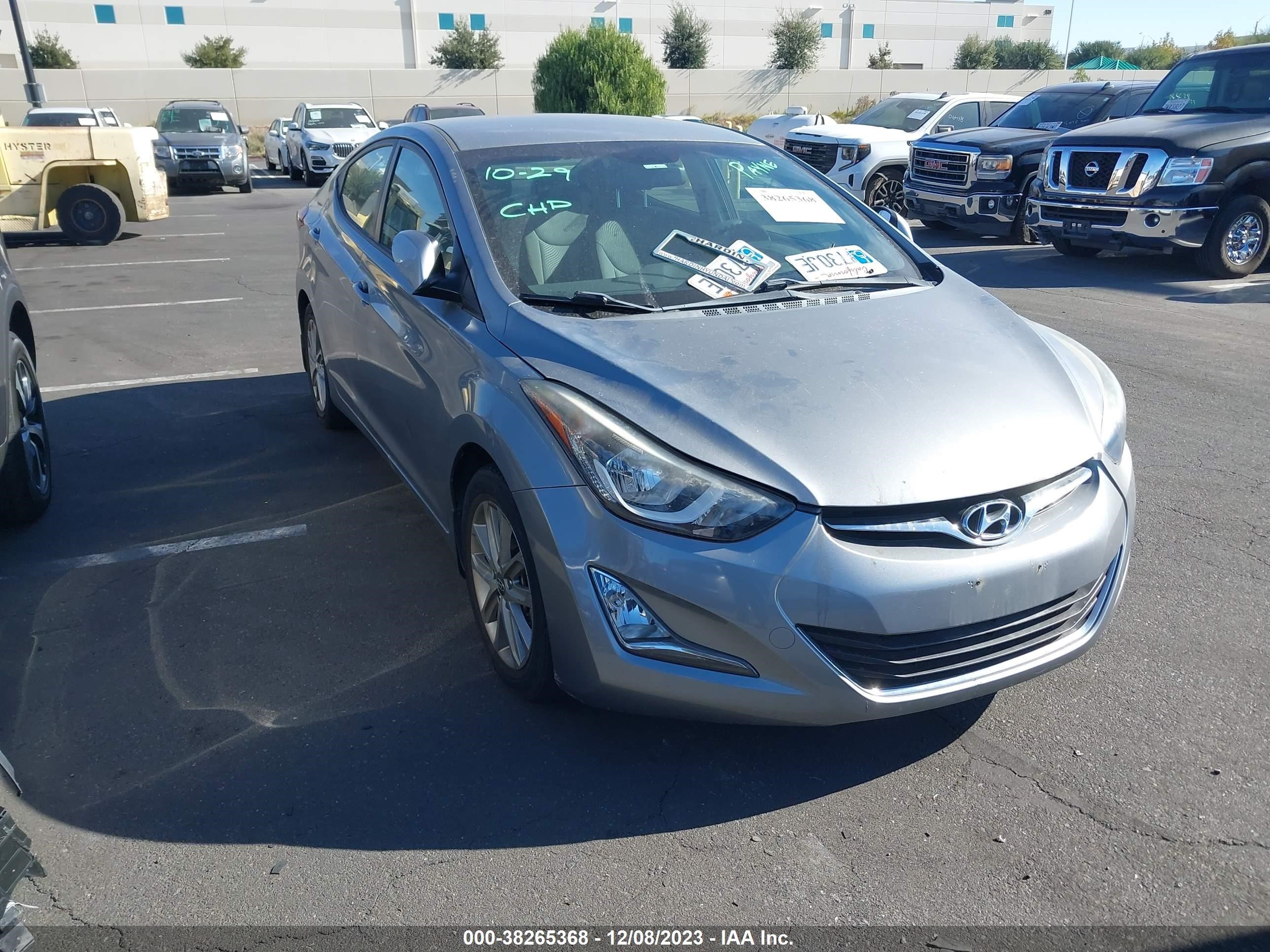 hyundai elantra 2015 kmhdh4ae2fu303502