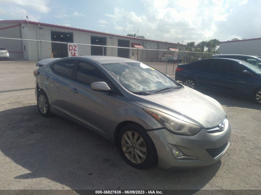 hyundai elantra 2015 kmhdh4ae2fu414583