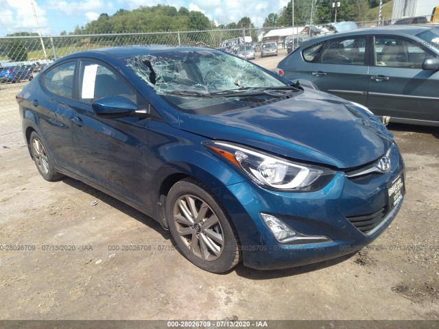 hyundai elantra 2015 kmhdh4ae2fu419959