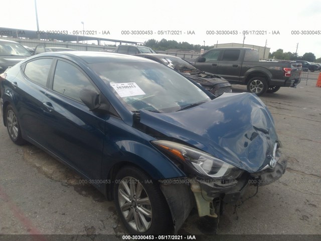 hyundai elantra 2016 kmhdh4ae2gu543828