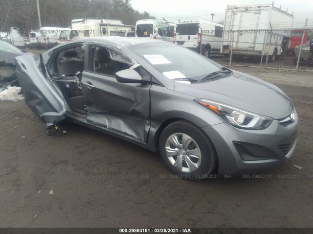 hyundai elantra 2016 kmhdh4ae2gu572701