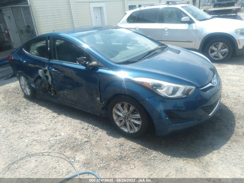 hyundai elantra 2016 kmhdh4ae2gu606832