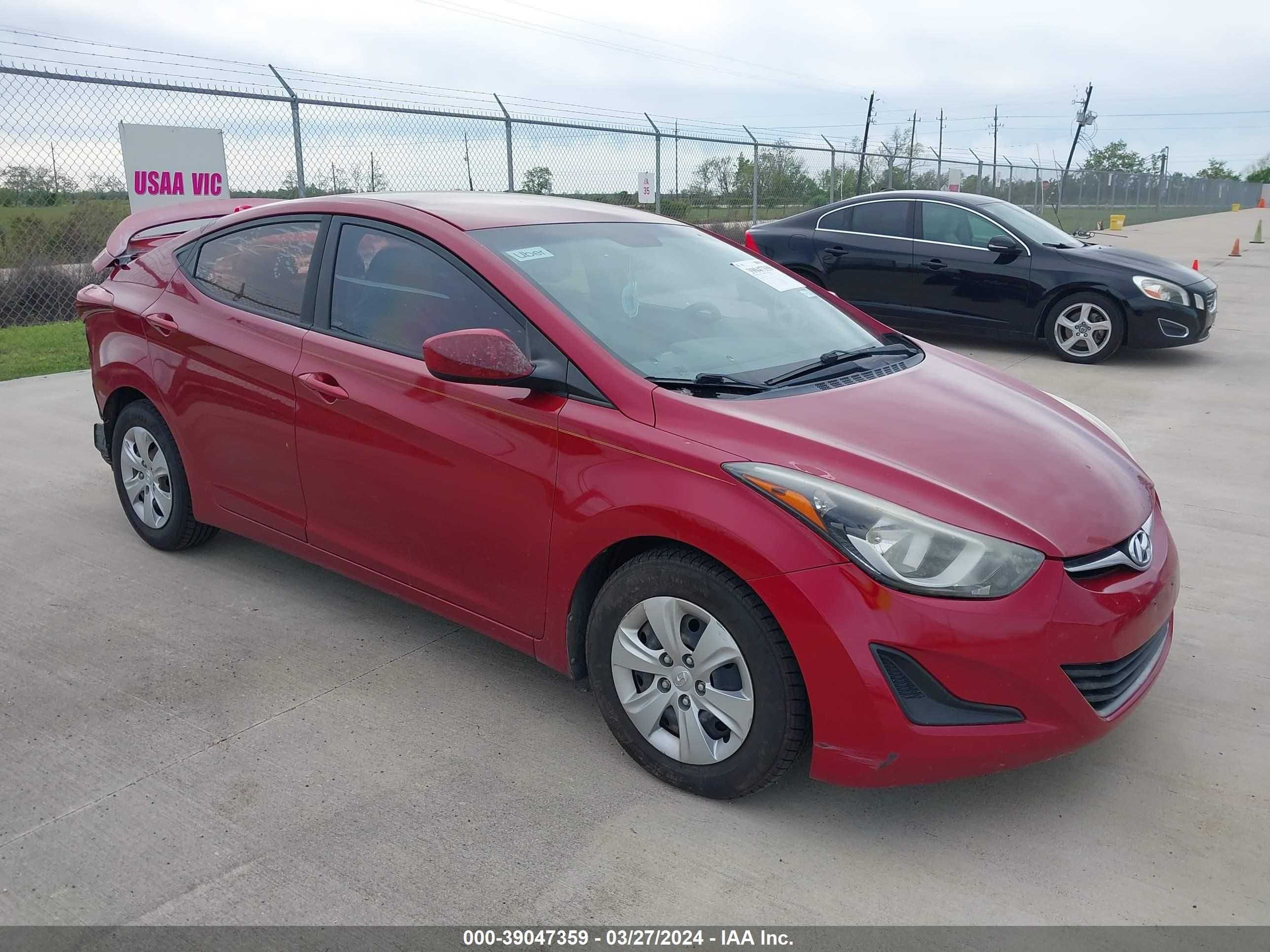 hyundai elantra 2016 kmhdh4ae2gu624361