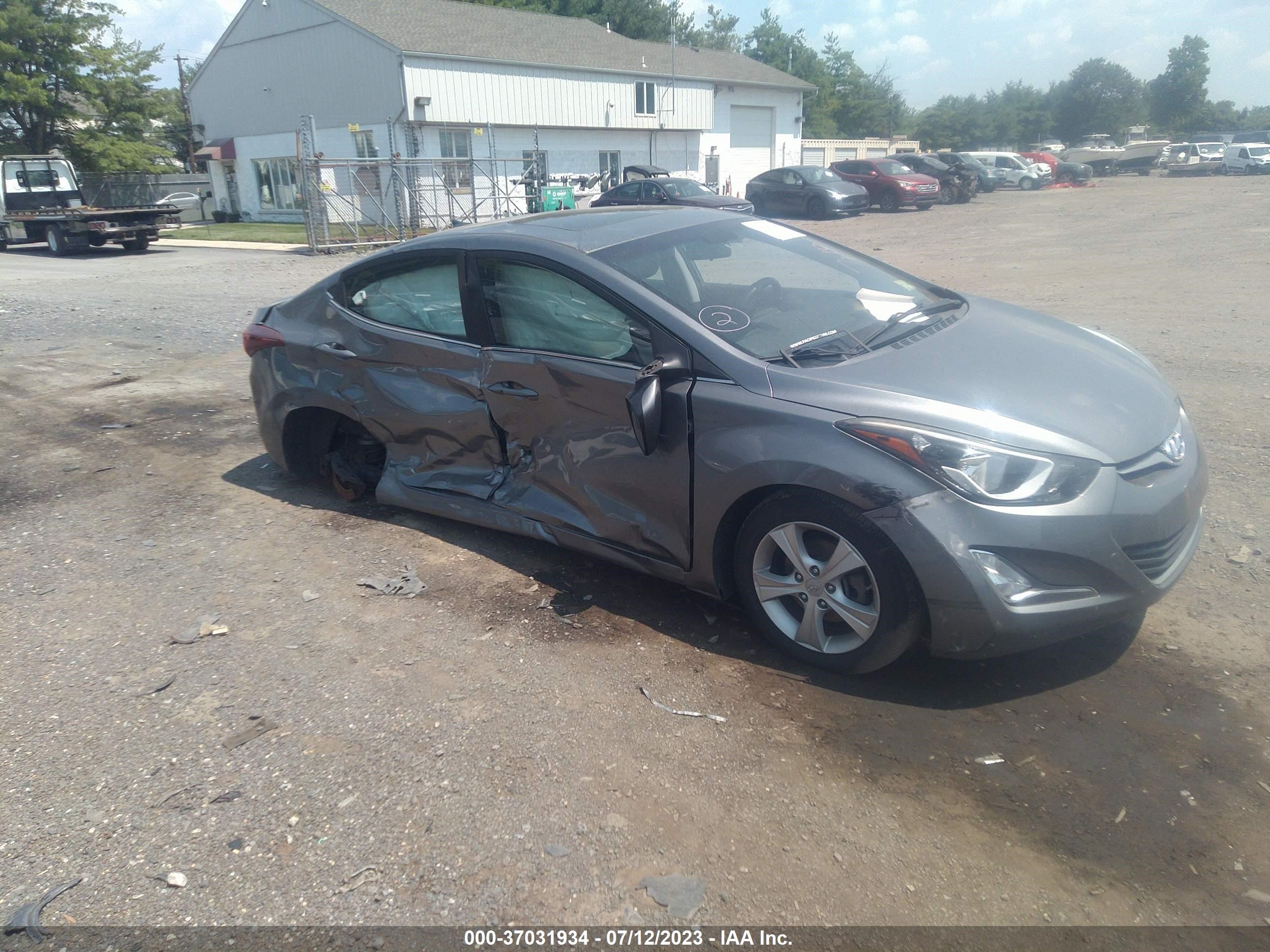 hyundai elantra 2016 kmhdh4ae2gu645159