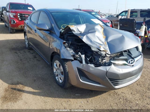 hyundai elantra 2016 kmhdh4ae2gu646229