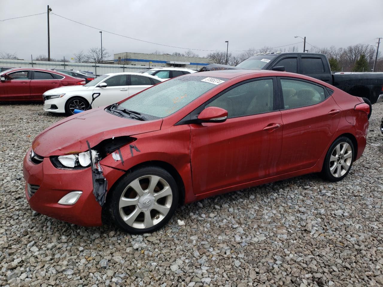 hyundai elantra 2011 kmhdh4ae3bu141261