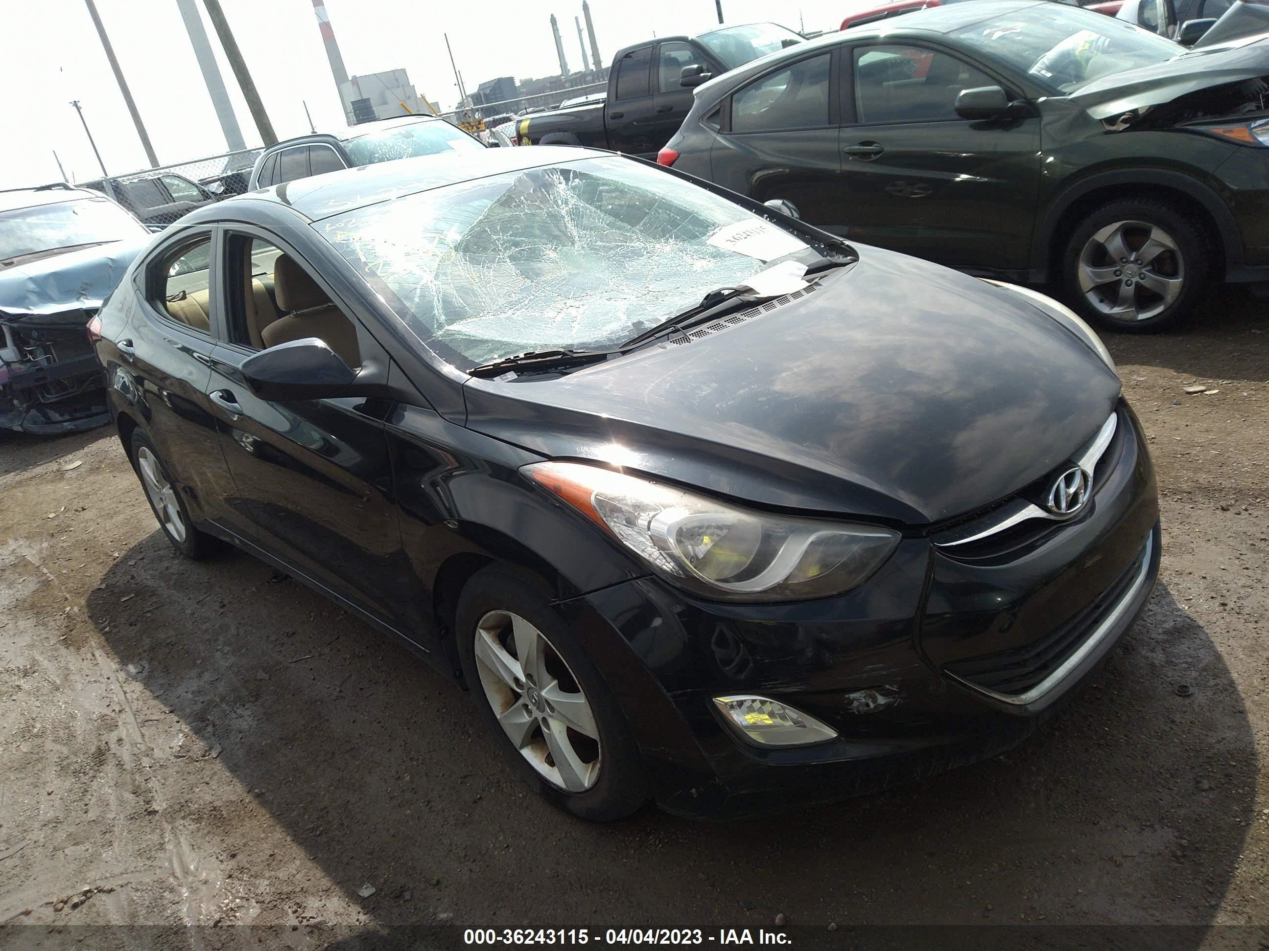 hyundai elantra 2012 kmhdh4ae3cu234203