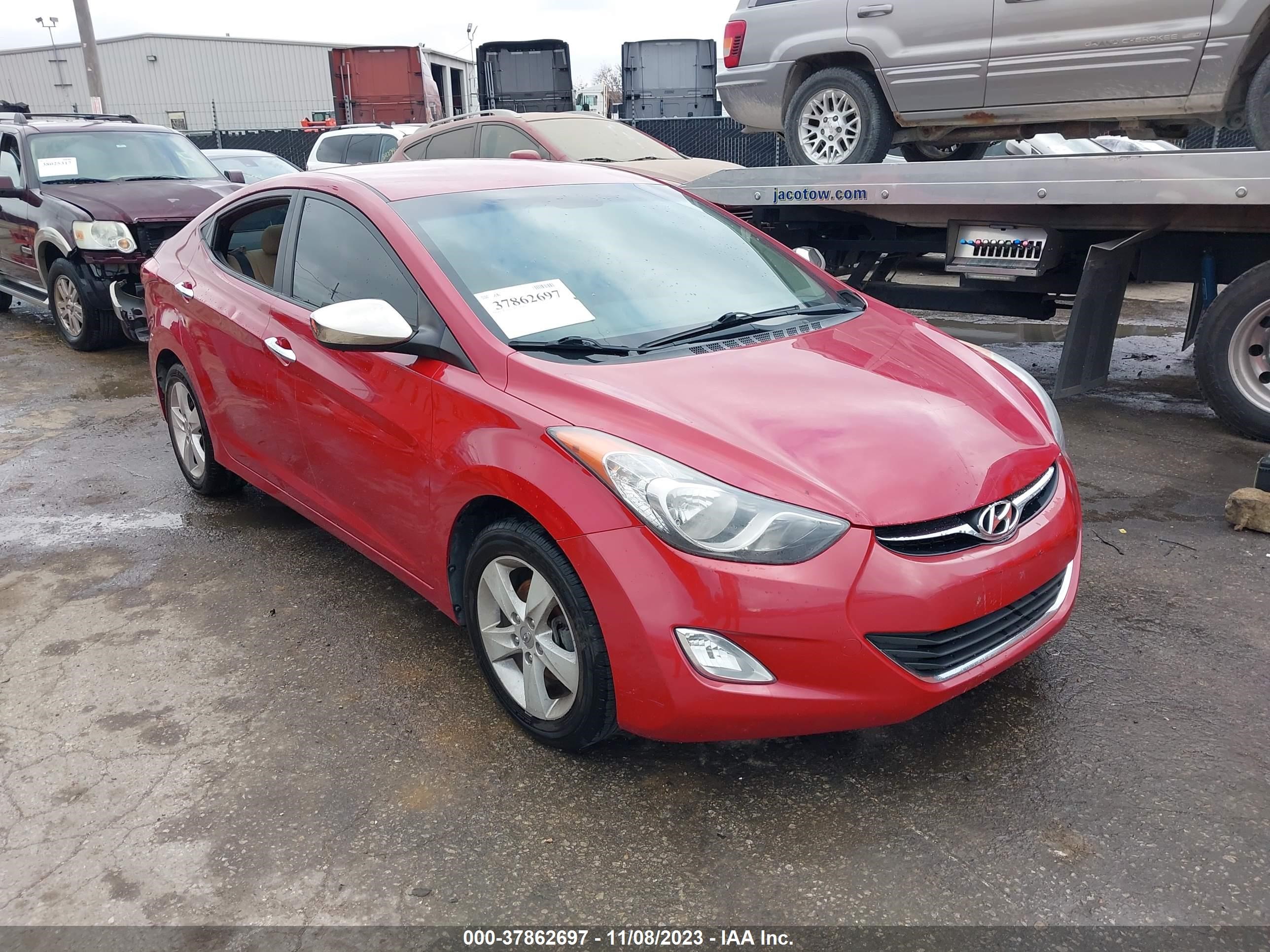 hyundai elantra 2013 kmhdh4ae3du989773