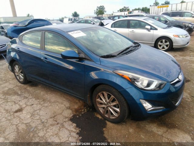 hyundai elantra 2015 kmhdh4ae3fu298424