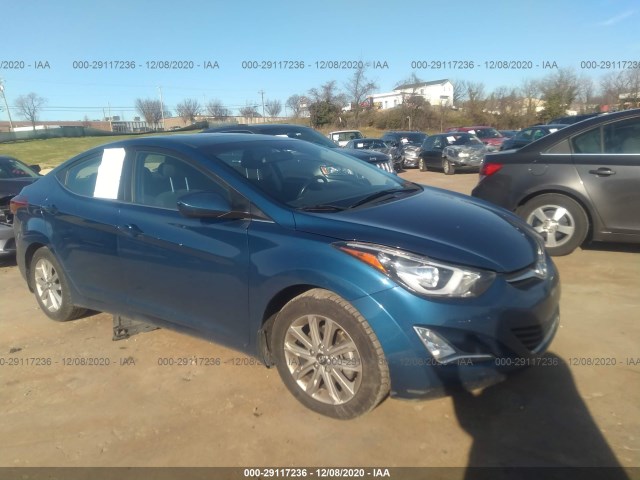 hyundai elantra 2015 kmhdh4ae3fu299105