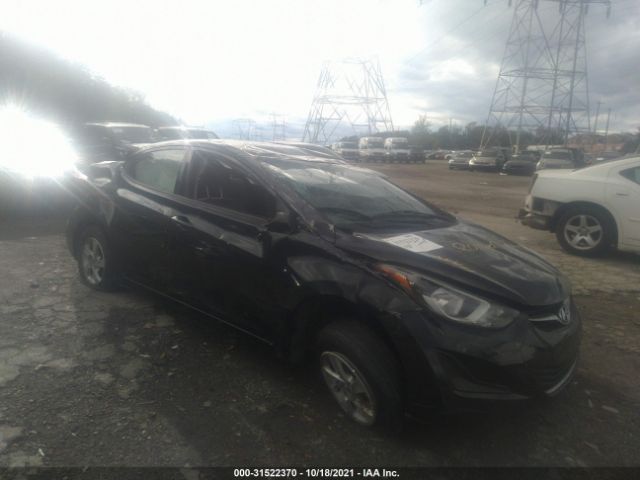 hyundai elantra 2015 kmhdh4ae3fu439539