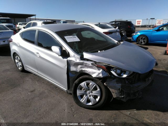 hyundai elantra 2016 kmhdh4ae3gu542929