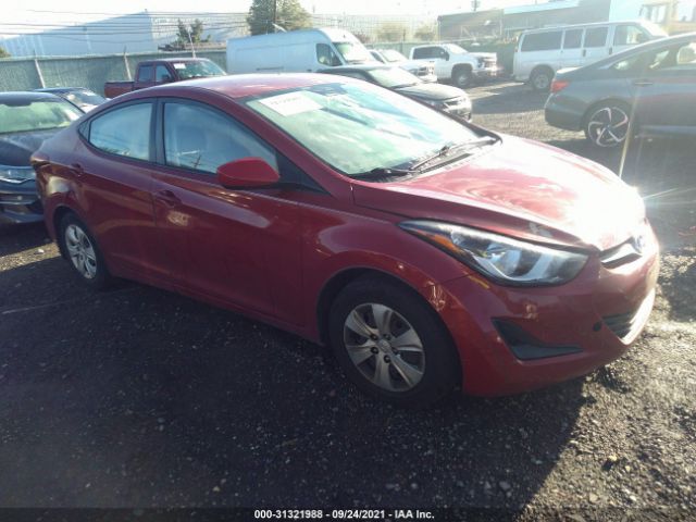 hyundai elantra 2016 kmhdh4ae3gu572383