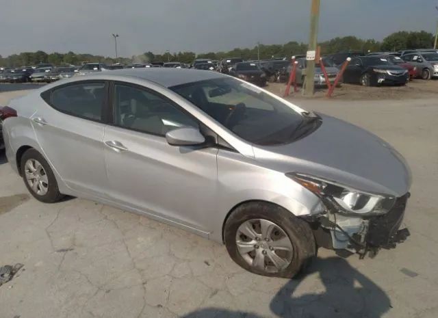 hyundai elantra 2016 kmhdh4ae3gu583545