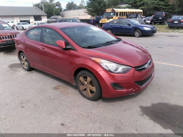 hyundai elantra 2011 kmhdh4ae4bu112643