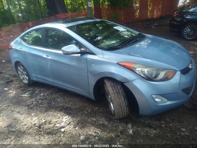 hyundai elantra 2011 kmhdh4ae4bu125618