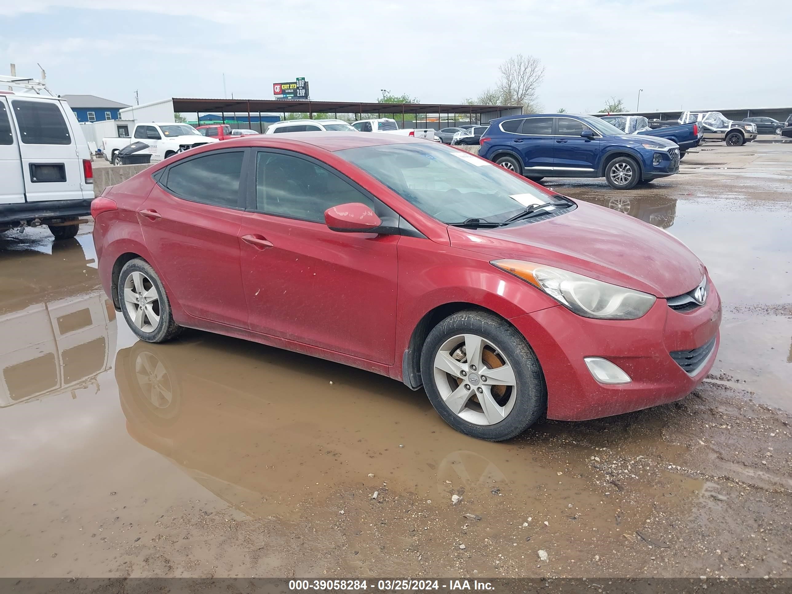 hyundai elantra 2012 kmhdh4ae4cu367147