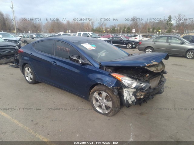 hyundai elantra 2013 kmhdh4ae4du566636