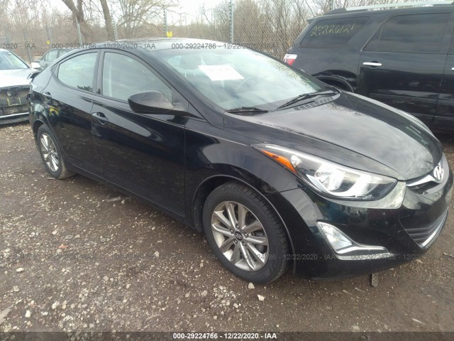 hyundai elantra 2014 kmhdh4ae4eu134498