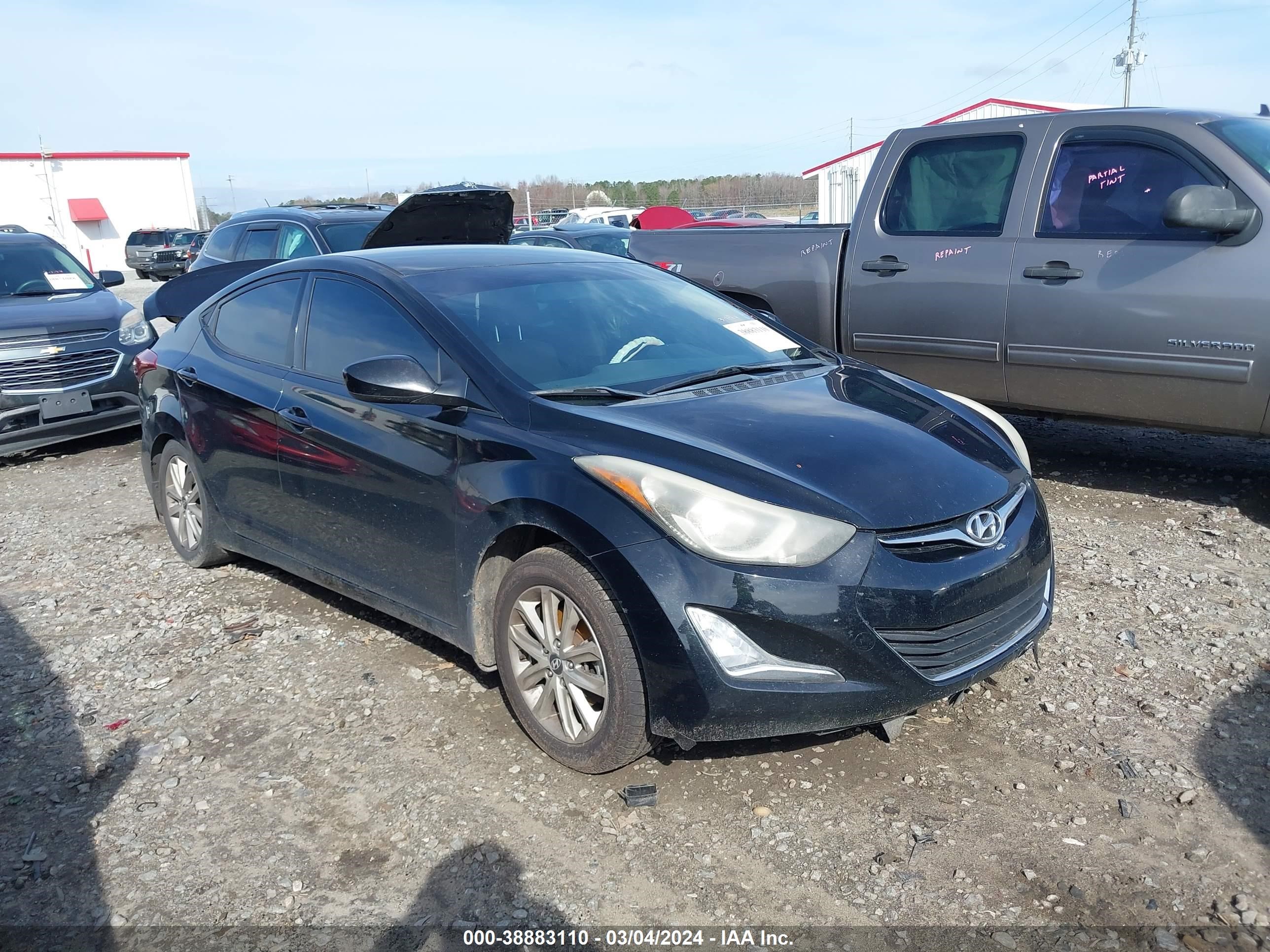 hyundai elantra 2014 kmhdh4ae4eu142570