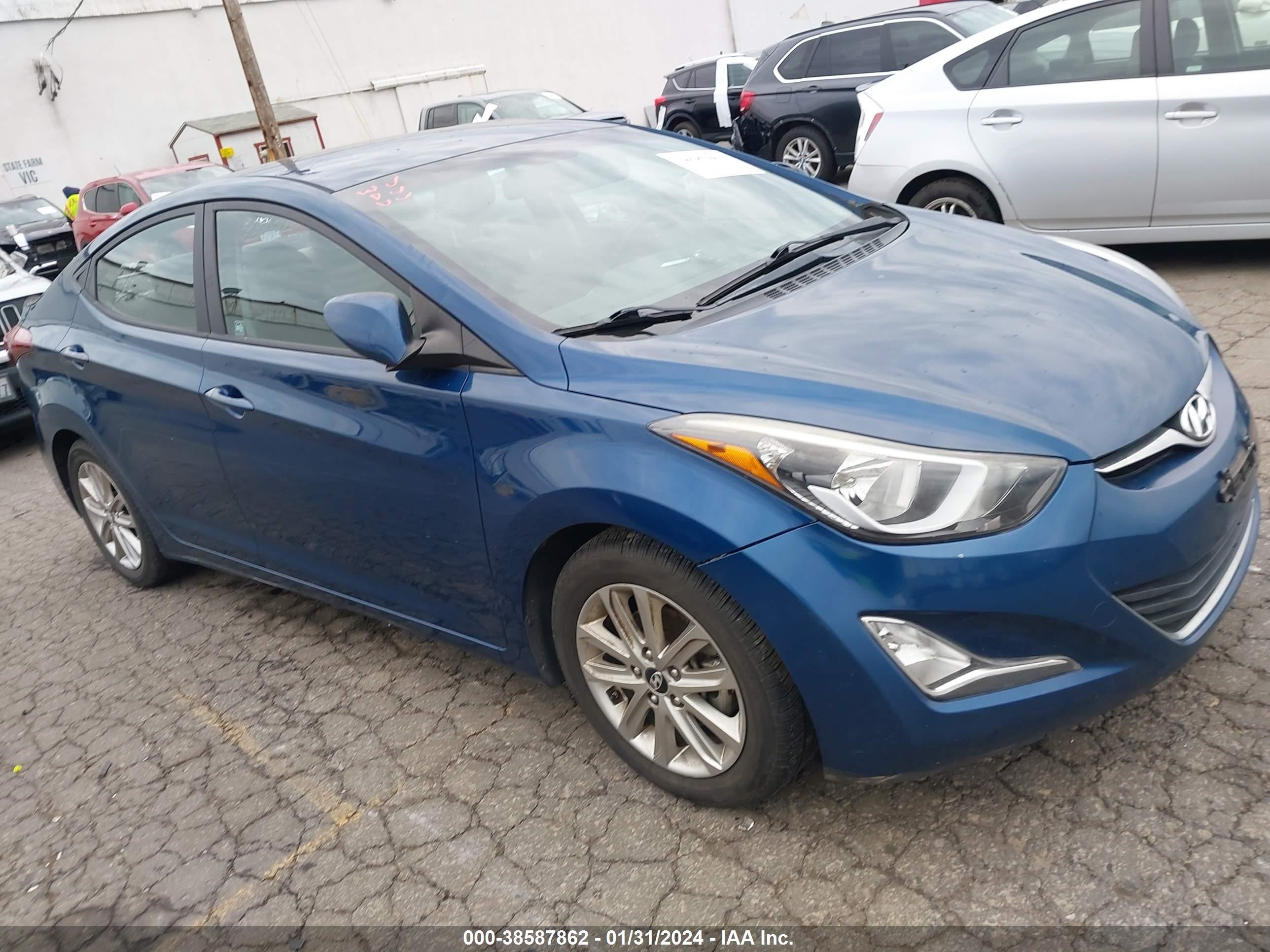 hyundai elantra 2014 kmhdh4ae4eu189632