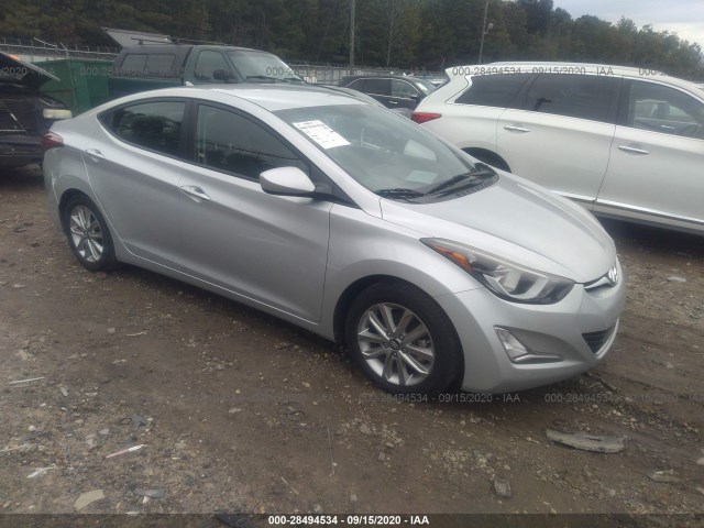 hyundai elantra 2015 kmhdh4ae4fu265724