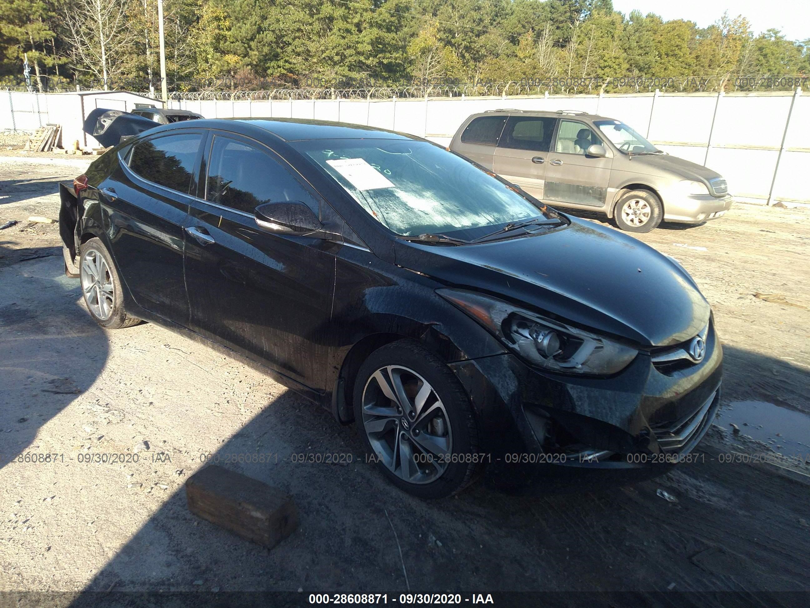 hyundai elantra 2015 kmhdh4ae4fu370506