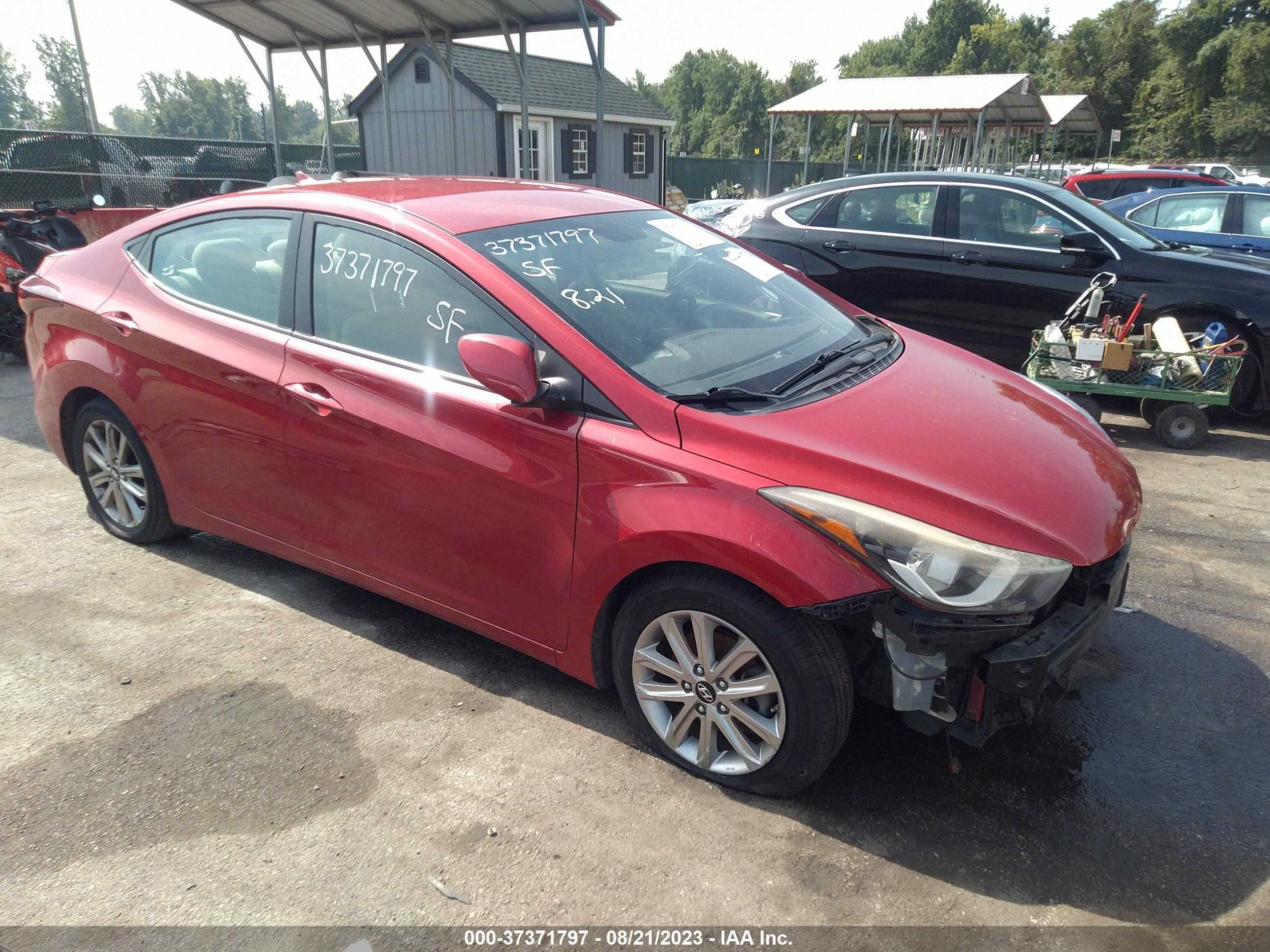 hyundai elantra 2015 kmhdh4ae4fu452896